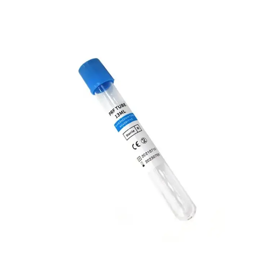 PRF Tube Double No Additives 13ml Blue